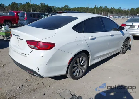 2015 Chrysler 200 S из США, поврежденный, VIN 1C3CCCBB0FN675433